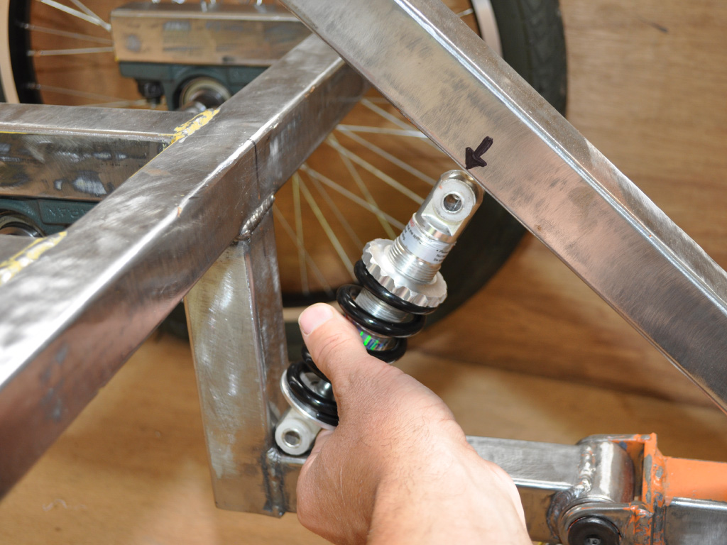 Aurora Suspension Trike - rear susension spring